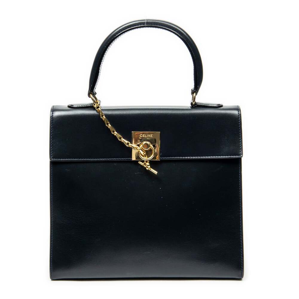 Celine Vintage Logo Top Handle Bag #333864C10B